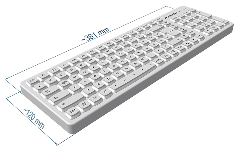 SIK 2500 | Hygienic Silicone Keyboard
