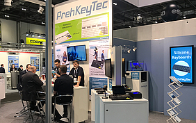 PrehKeyTec booth at PTE