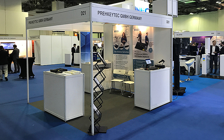 PrehKeyTec's booth at FTE 2018