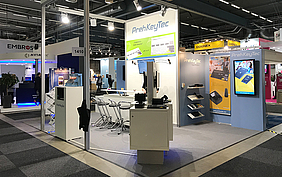 PrehKeyTec booth at PTE 2018