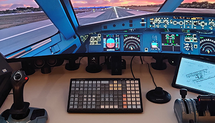 Programmable keyboard for Microsoft Flight Simulator 2020