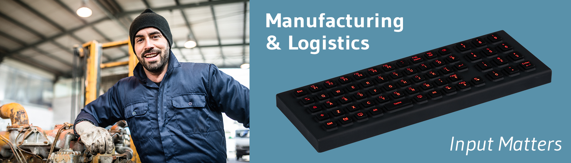 Data Input Solutions for Manufacturing and Logistics