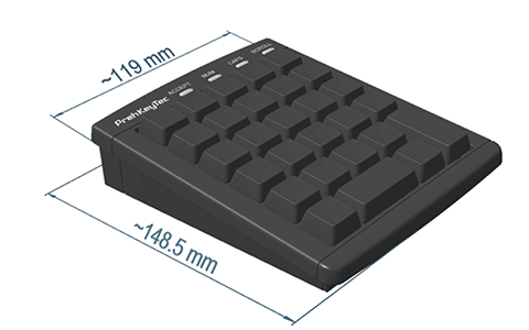 MCI 30 Tastaturgrößen