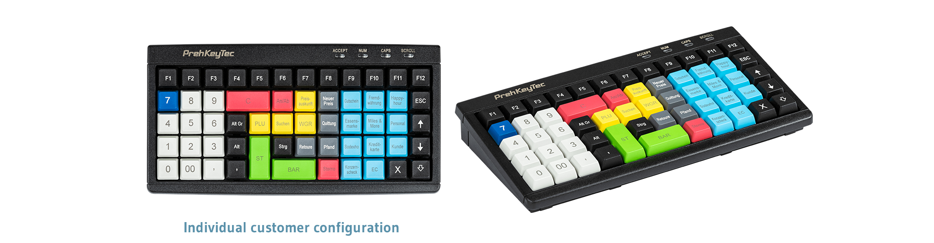 Compact Keyboard for Cash Registers