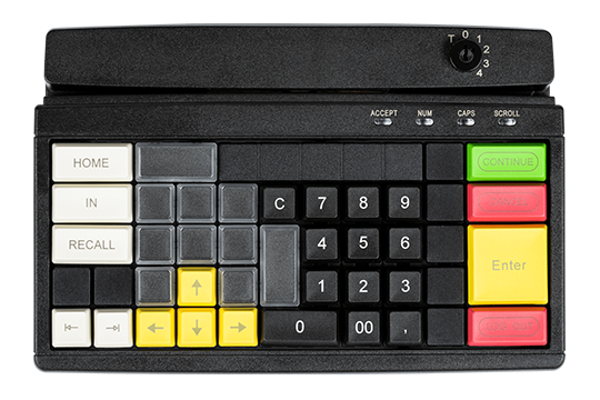 Programmable Keyboard for Cash Registers 