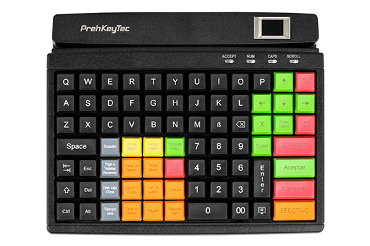 Customizable Programmable Cash Register Keyboard