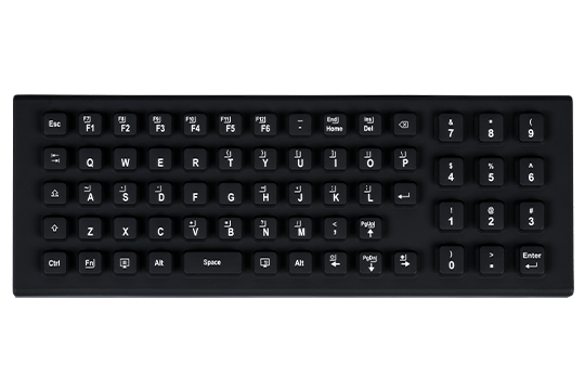 Rugged Backlit Logistic Keyboard Made of Silicone