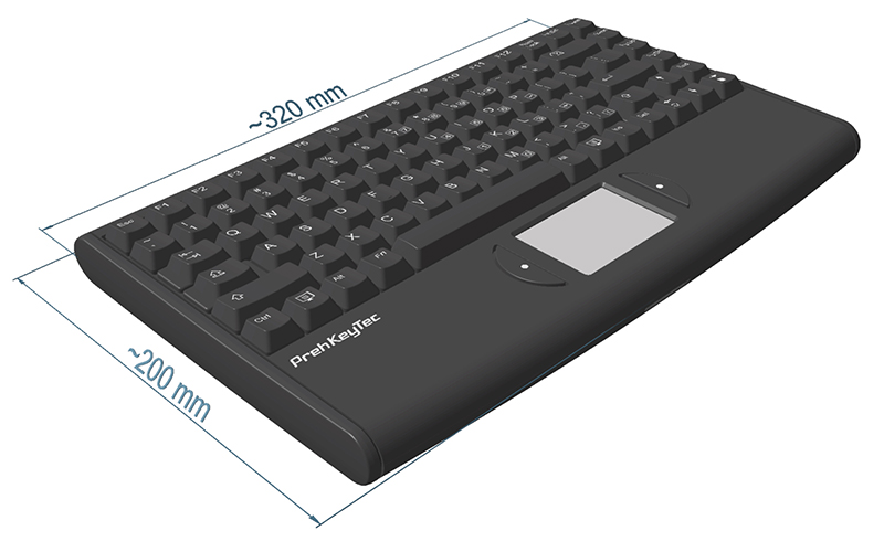 MW 820 | Vehicle Keyboard with Touchpad