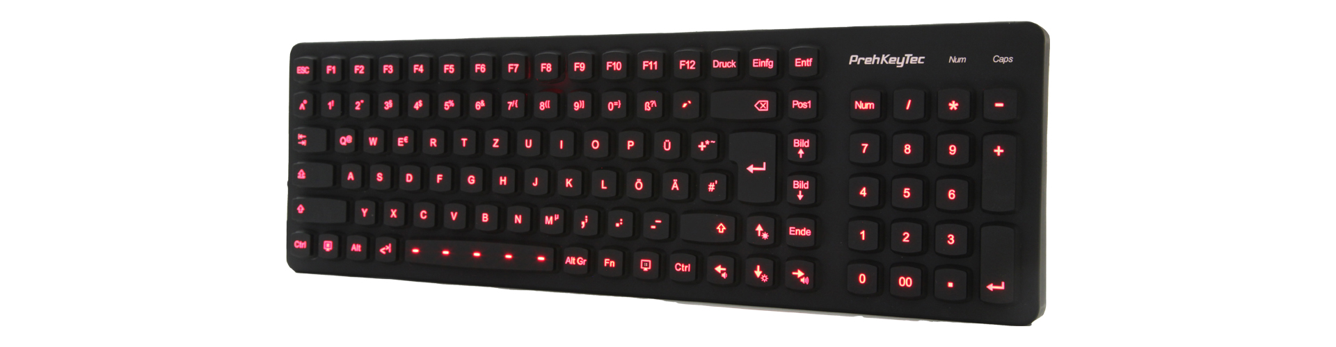 Silicone Keyboard with LEDs